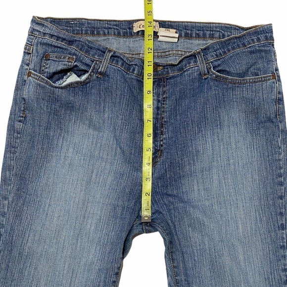 C'EST Tai Medium Wash Blue Denim Skinny Jeans - Picture 6 of 12